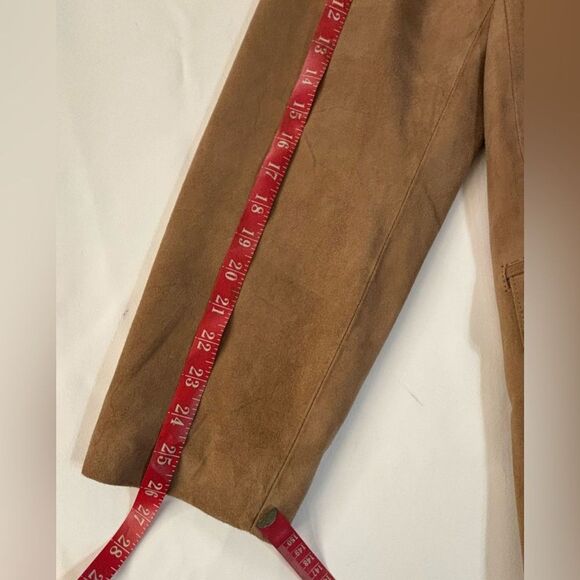 LEATHER CULT Oak Brown Suede Leather Blazer - Picture 11 of 16